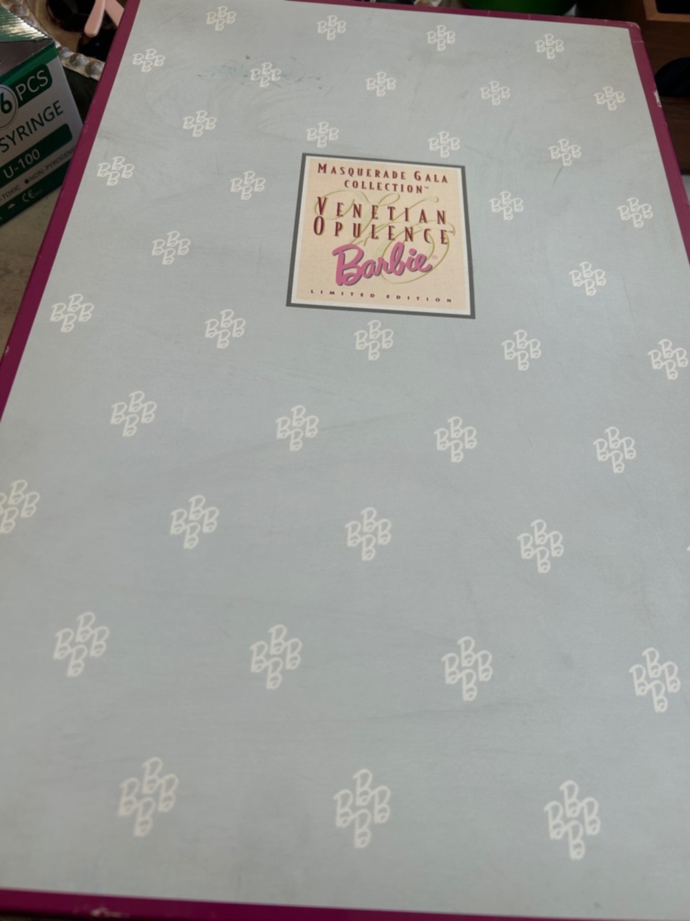 Barbie Venetian Opulence Box - Pale Blue & Pink Trim